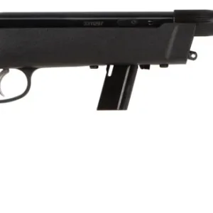 Savage Arms 40207 64 Takedown Full Size 22 LR 10+1 16.50" Black Satin Sporter Barrel, Satin Black Drilled & Tapped Carbon Steel Receiver, Matte Black Fixed Synthetic Stock, Right Hand