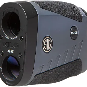 Sig Sauer Electro-Optics SOK4K601 KIL04K Black/Gray 6x22mm 4000 yds Max Distance TOLED Display Features Integrated Tripod Mount