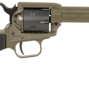 Heritage Mfg RR22T4 Rough Rider  22 LR 6 Shot 4.75" OD Green Cerakote Barrel, OD Green Cerakote w/Black Accents Frame, Black Cerakote Cylinder, Black Star Polymer Grips