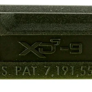 Springfield Armory XDS5902M Backstrap Sleeve made of Polymer with Black Finish & 1 Piece Design for 9mm Luger Springfield XD-S with #2 Backstrap & 3.30"-4" Barrel