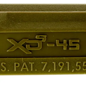 Springfield Armory XDS5001MFDE Backstrap Sleeve  made of Polymer with Flat Dark Earth Finish & 1 Piece Finish for 45 ACP Springfield XD-S with #1 Backstrap & 3.30" Barrel