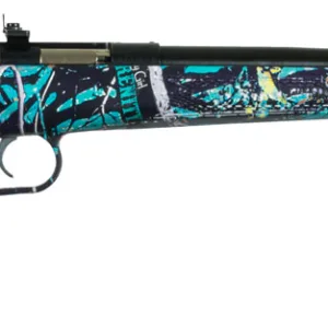 Crickett KSA2172 Youth  22 LR 1rd 16.12" Blued Barrel & Receiver, Fixed Front/Adjustable Rear Peep Sights, Muddy Girl Serenity Synthetic Stock w/11.5" LOP, Rebounding Firing Pin Safety