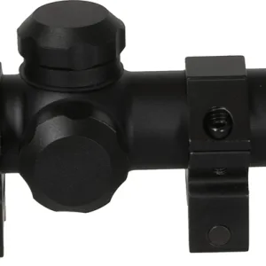 TruGlo TG8504BD Compact  Black Anodized Matte Black 4x 32mm 1" Tube Diamond Reticle