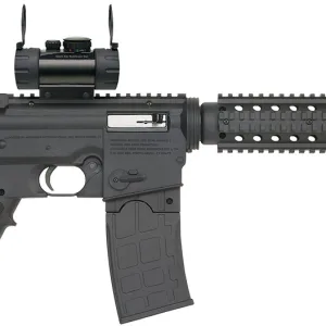 Mossberg 37232 715 Tactical Full Size 22 LR 10+1 16.25" Blued Steel Barrel, Black Picatinny Rail Receiver, Black A2 Adjustable Synthetic Stock, Black Polymer Grip, Red Dot 30mm, Right Hand