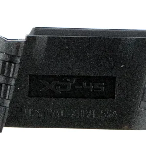 Springfield Armory XDS5001 Backstrap Sleeve made of Polymer with Black Finish & 1 Piece Design for 45 ACP Springfield Armory XD-S with #1 Backstrap & 3.30"-4" Barrel