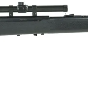 Savage Arms 40061 64 FLXP Full Size 22 LR 10+1 21" Matte Black Sporter Barrel, Matte Black Grooved Carbon Steel Receiver, Matte Black Fixed Synthetic Stock, 4x15mm Scope, Left Hand
