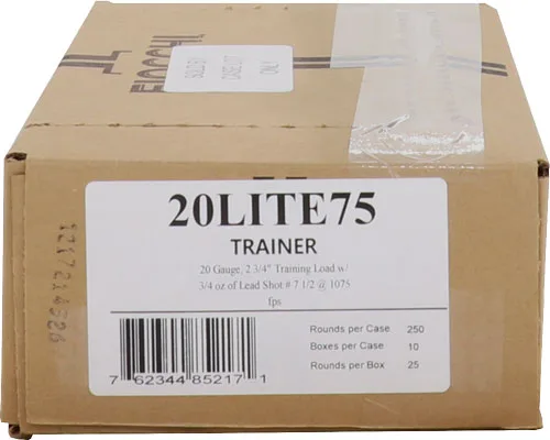 FIOCCHI 20GA 2.75" 3/4OZ #7.5 - 1075FPS 250RD CASE LOT - Image 2