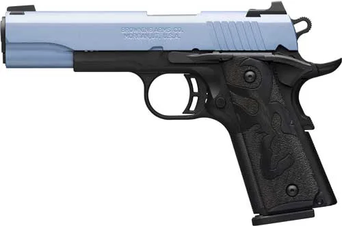 BROWNING 1911-380 BLACK LABEL - 380ACP 4.25"FS 8RD POLARBLUE - Image 2