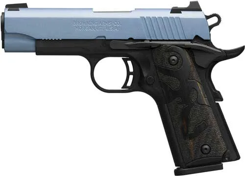 BROWNING 1911-380 BLACK LABEL - 380ACP 3.58"FS 8RD POLARBLUE - Image 2