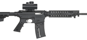 MOSSBERG 715T FLAT TOP 22LR - 16.25" 25RD RED DOT BLUED/SYN