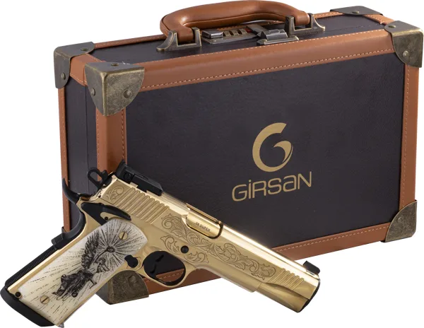 GIRSAN MC1911 DELUXE GOLD GOVT - 38 SUPER 10RD ENGRAVED - Image 4