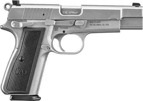 FN HIGH POWER 9MM LUGER - 4.7" 10-RD STAINLESS - Image 2