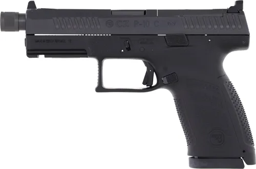 CZ P-10 C OR 9MM FS 17-SHOT - SUPPRESSOR READY BLACK - Image 2