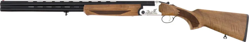 IVER JOHNSON 600LW O/U 12GA 3" - 30"VR SILVER BLACK WALNUT - Image 2