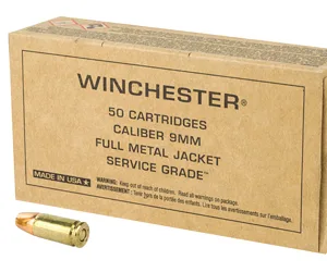 WIN SERVICE GRADE 9MM 115GR 50/500