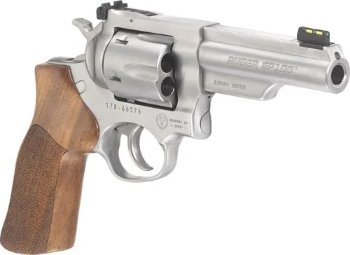RUGER GP100 MATCH 10MM 4.20" - ADJ. HARDWOOD 6-SHOT - Image 3