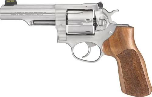 RUGER GP100 MATCH 10MM 4.20" - ADJ. HARDWOOD 6-SHOT - Image 2
