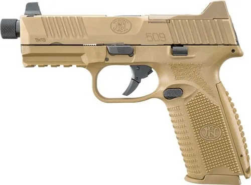 FN 509 TACTICAL 9MM LUGER - 2-10RD NS FDE/FDE - Image 5