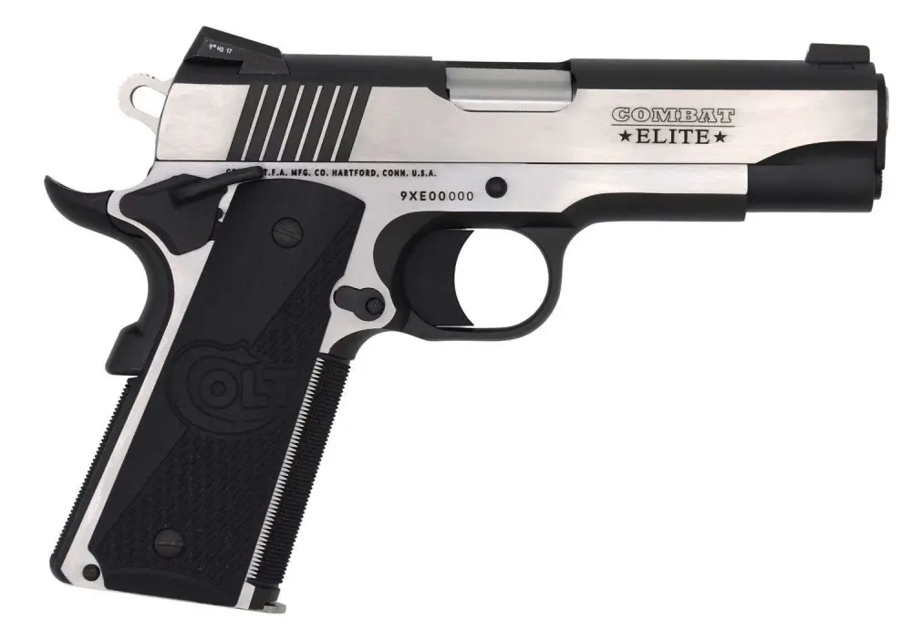 COLT 1911 COMBAT ELITE COMMANDER 45 ACP 4.25" TWO TONE - Image 2