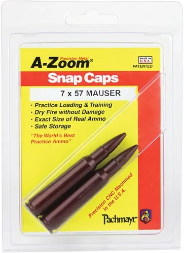 A-ZOOM METAL SNAP CAP 7X57 - MAUSER 2-PACK - Image 2
