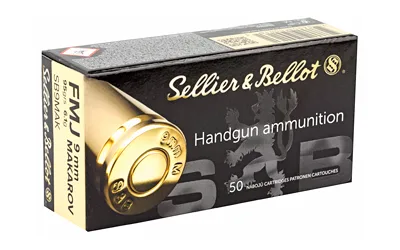 S&B 9MM MAKAROV 95GR FMJ 50/1000 - Image 2